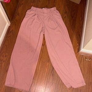 Pink work pants
